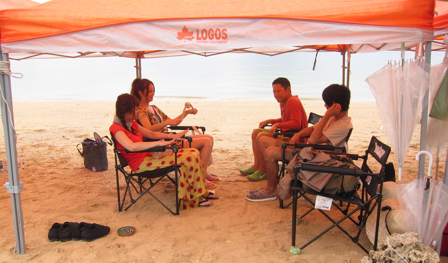 LOGOSのタープの