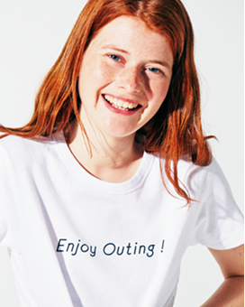 ENJOY OUTING　color:ホワイト