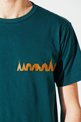 JPN TEE-CREW TENT　color:グリーン