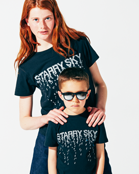 STARS　color:ブラック & KIDS STARS　color:ブラック