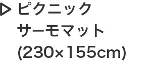 ピクニックサーモマット（230×155cm）