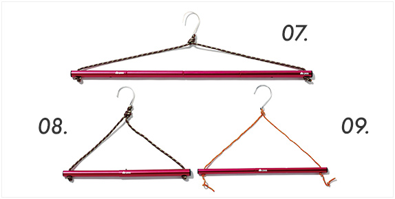 LOGOS 7寝袋ハンガー 8親子ハンガー 9トレックハンガー