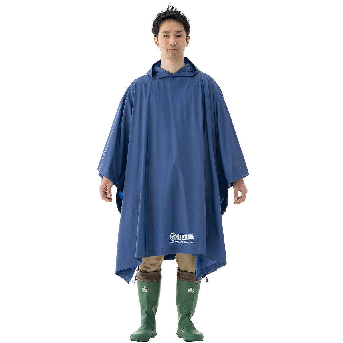 LIPNER PVCポンチョ 個人レインウエア