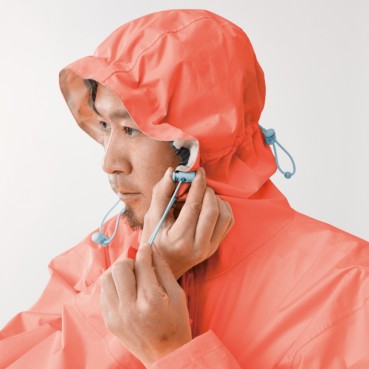 レインコンフォート　ネオンポンチョコート 個人レインウエア