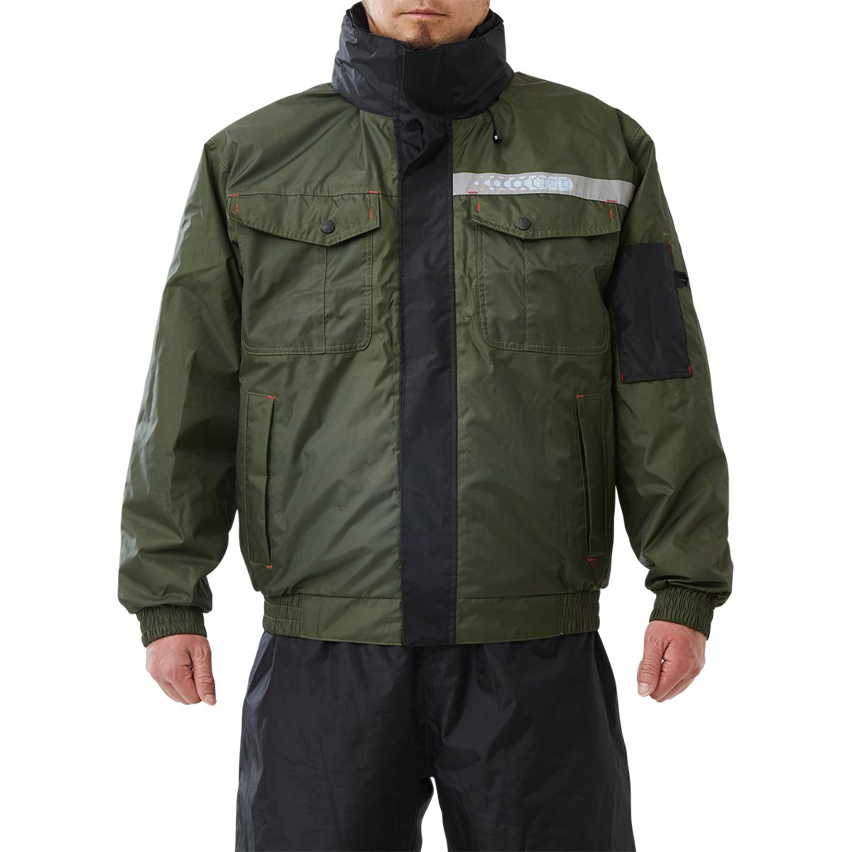 防水ゴト着　あったかリップストップスーツ 個人レインウエア