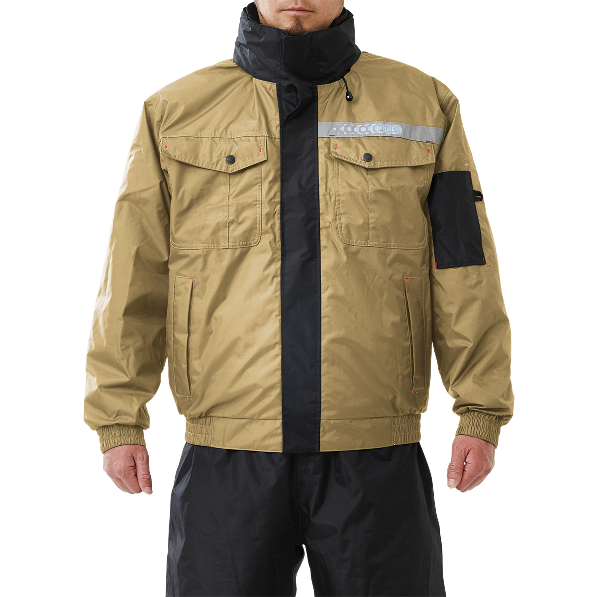 防水ゴト着　あったかリップストップスーツ 個人レインウエア