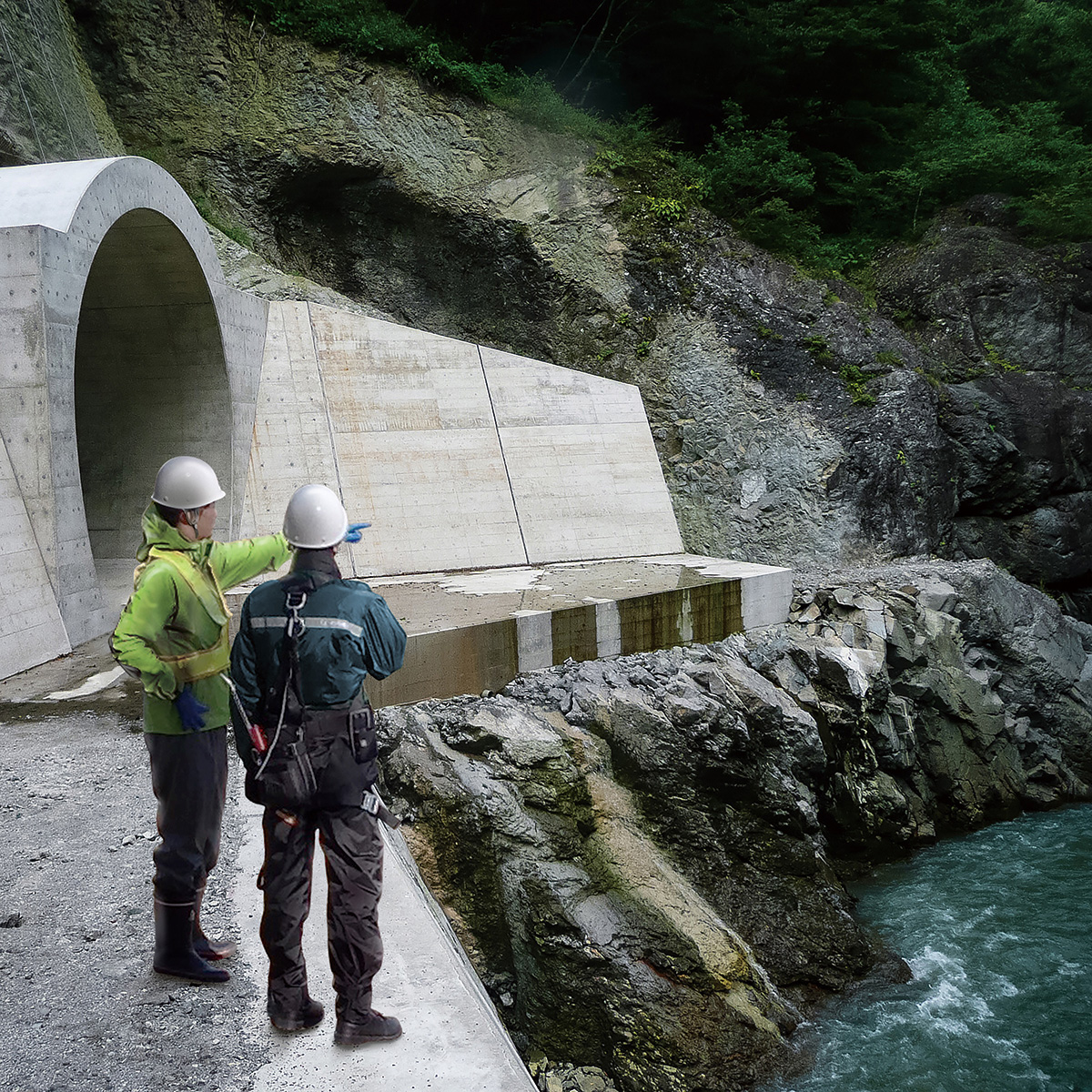 防水ゴト着　あったかリップストップスーツ 個人レインウエア