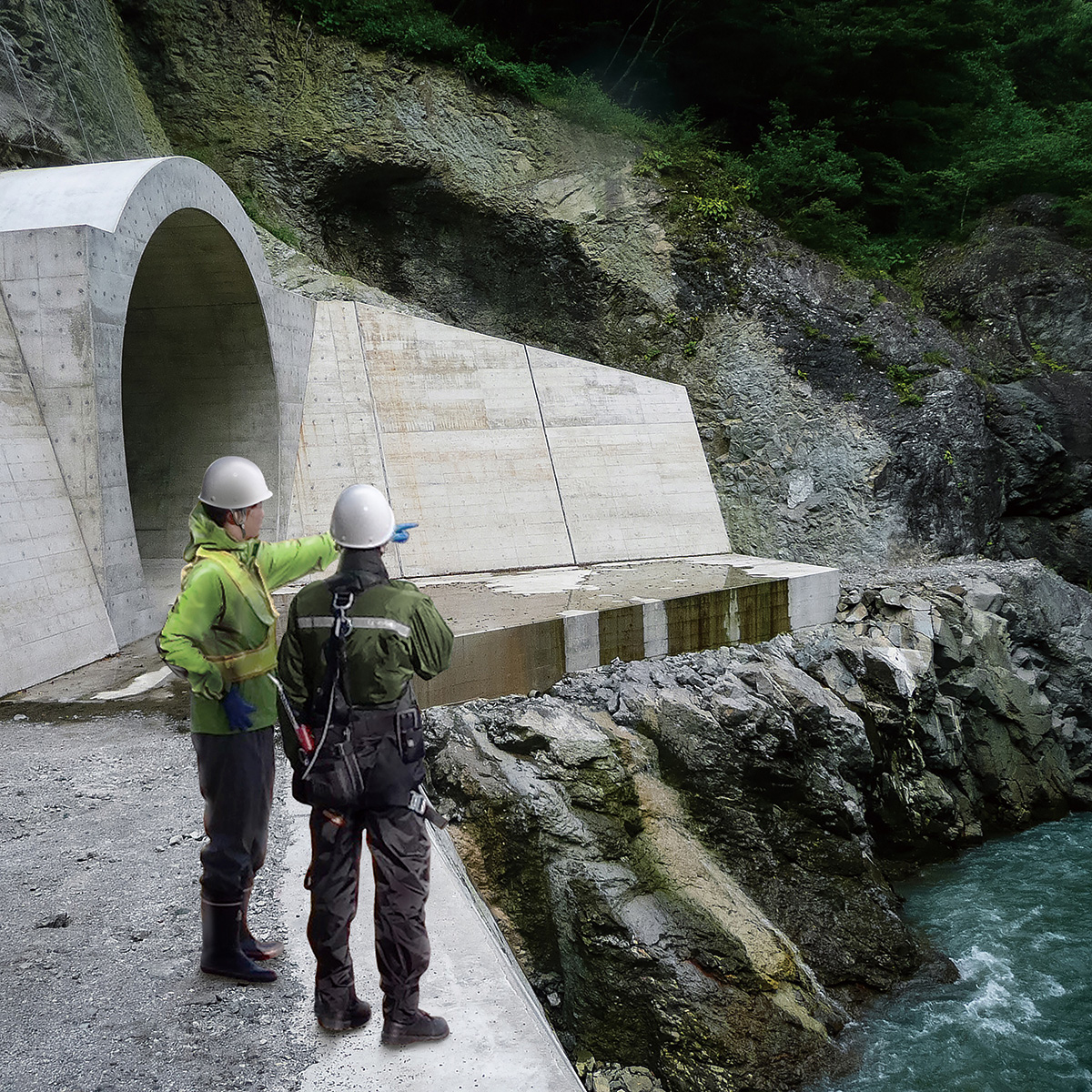 防水ゴト着　あったかリップストップスーツ 個人レインウエア
