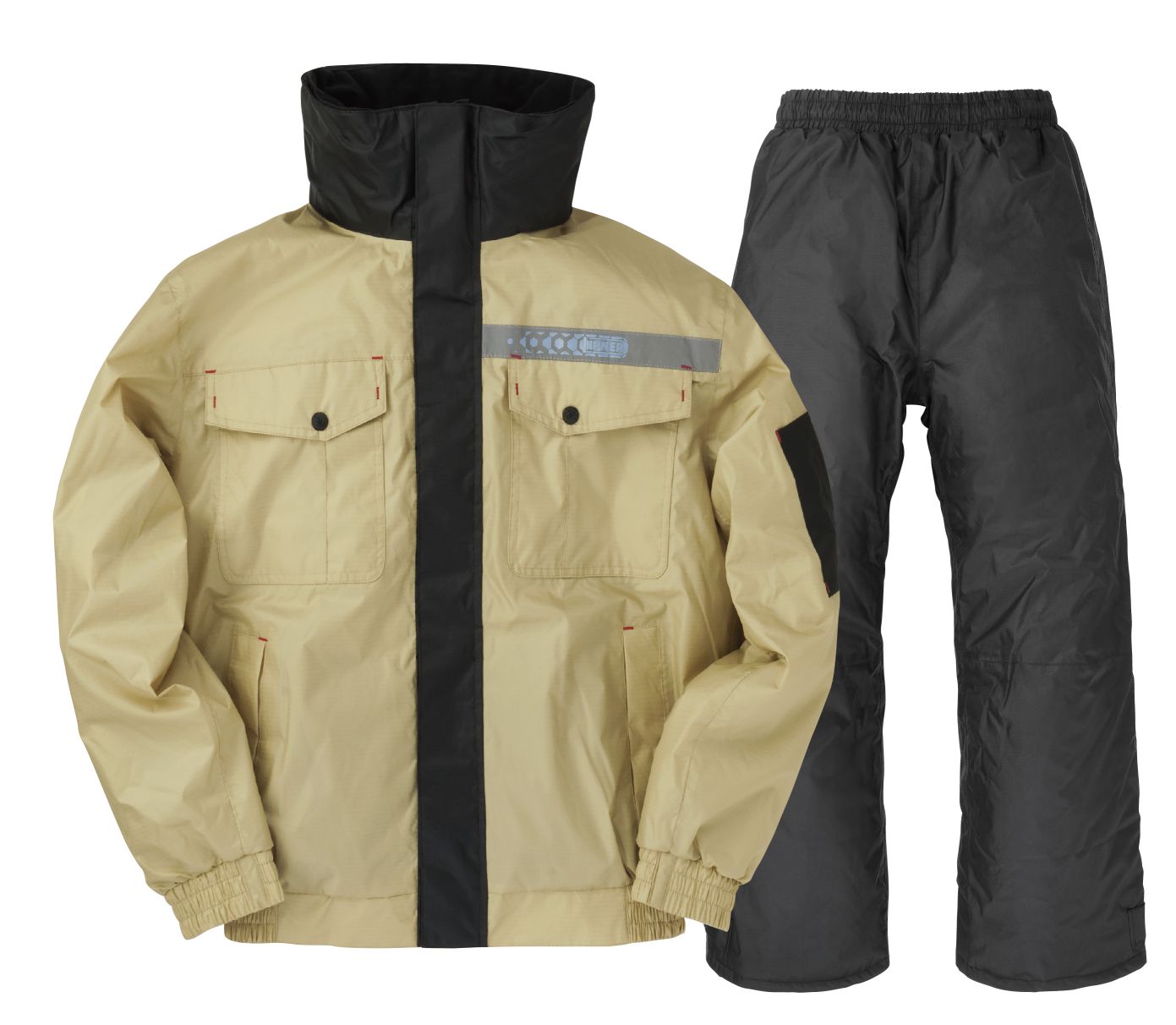 防水ゴト着　あったかリップストップスーツ 個人レインウエア