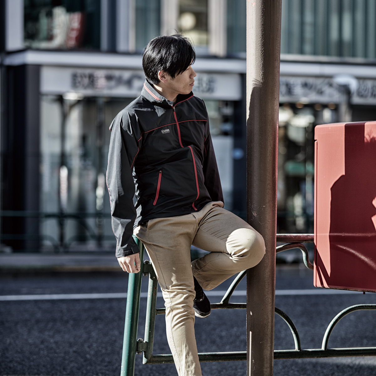 ストレッチ防風ジャケット　スティーブ アウター