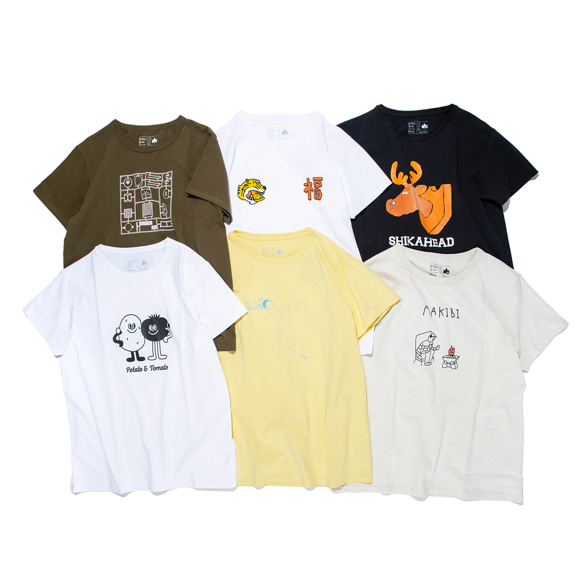 ロゴ T-A MAKIBI-BC トップス