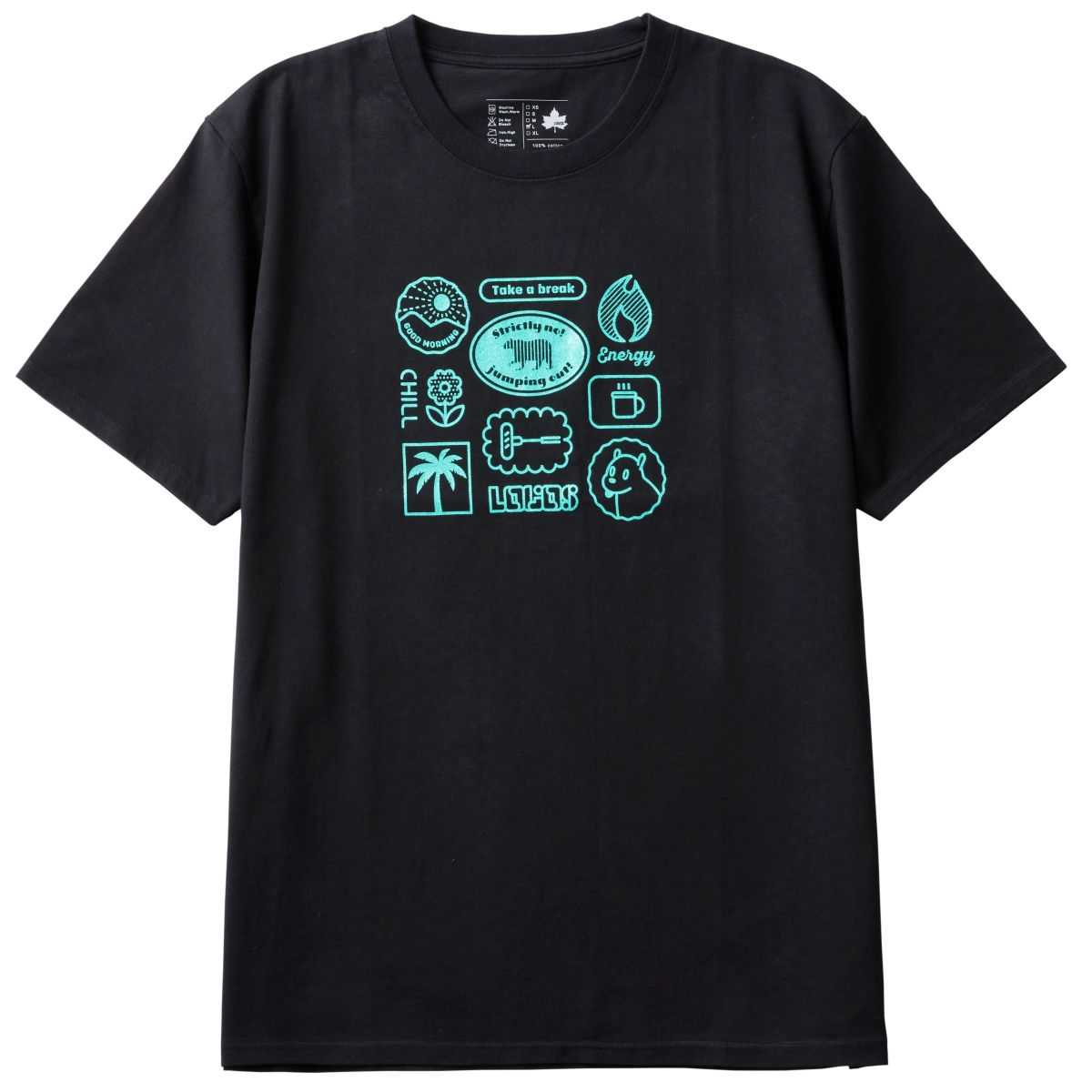 ロゴT OUTDOOR STICKER-BE トップス