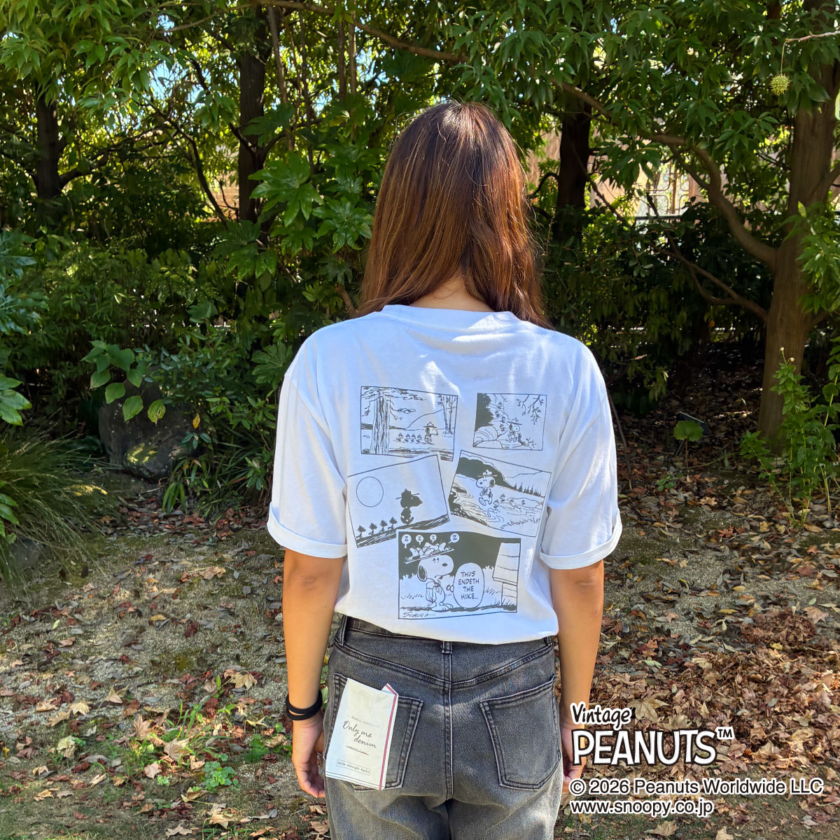 SNOOPY Tシャツ-BF トップス