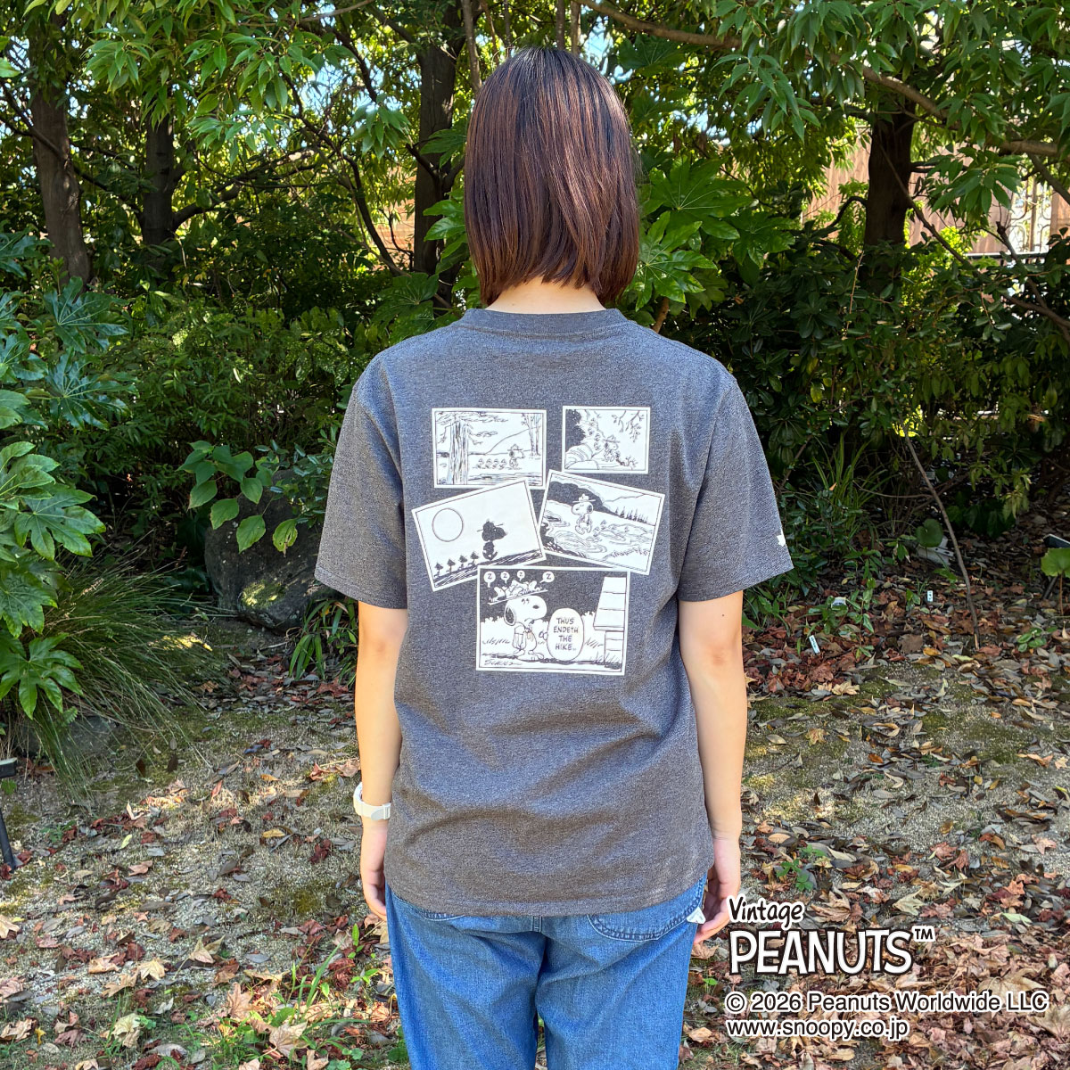 SNOOPY Tシャツ-BF トップス