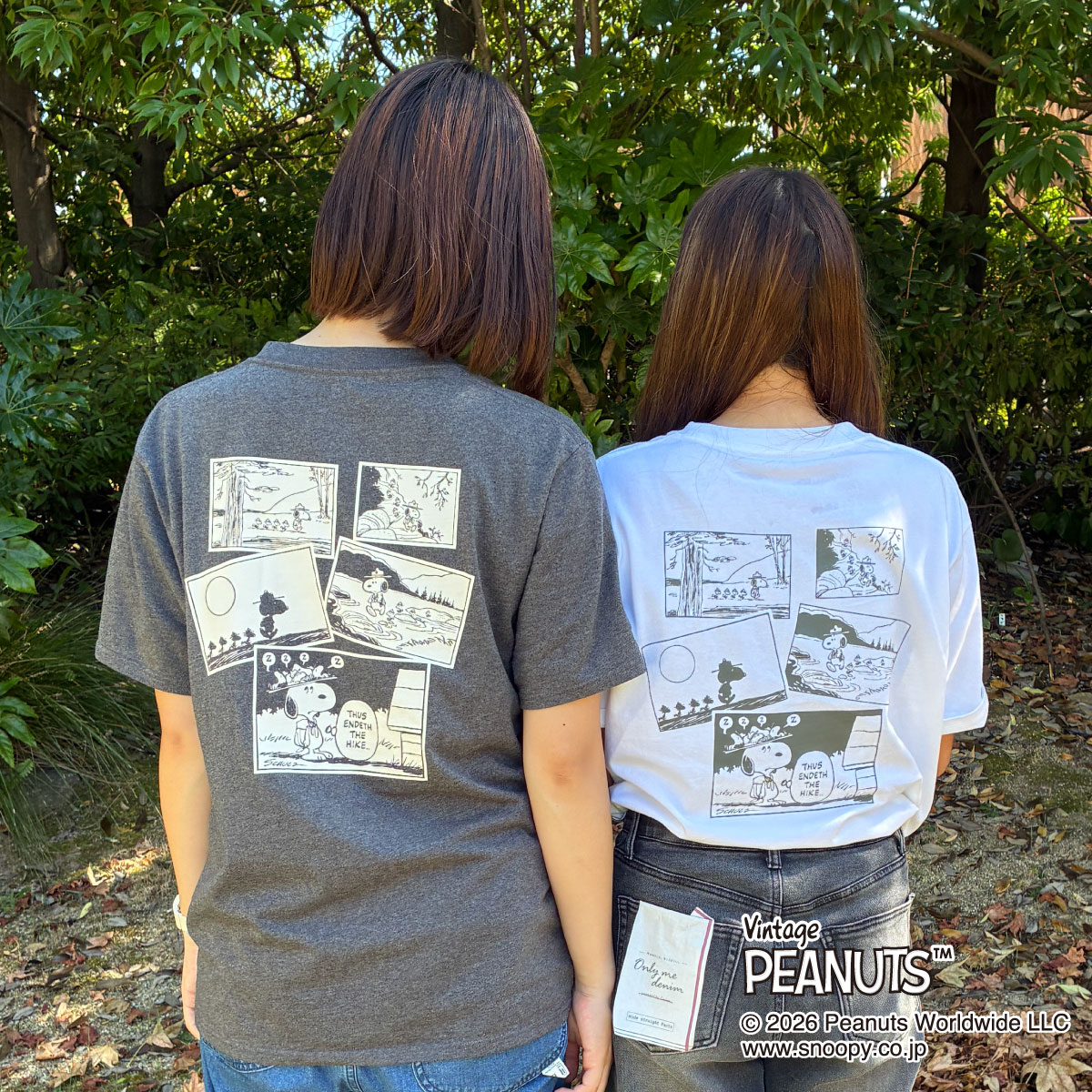 SNOOPY Tシャツ-BF トップス