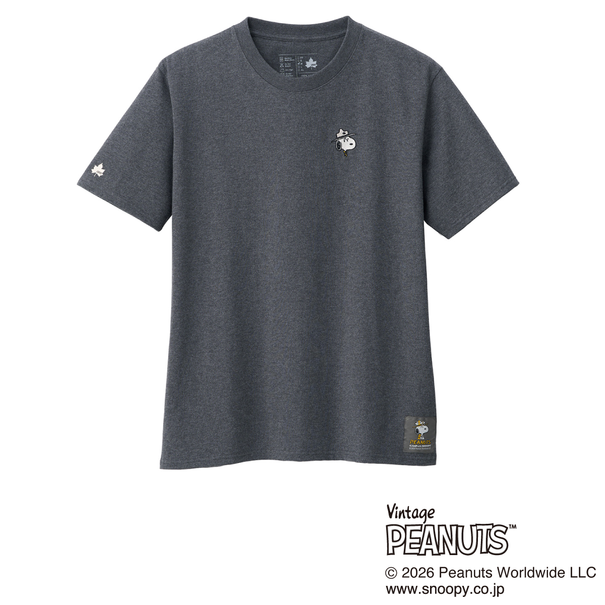 SNOOPY Tシャツ-BF トップス