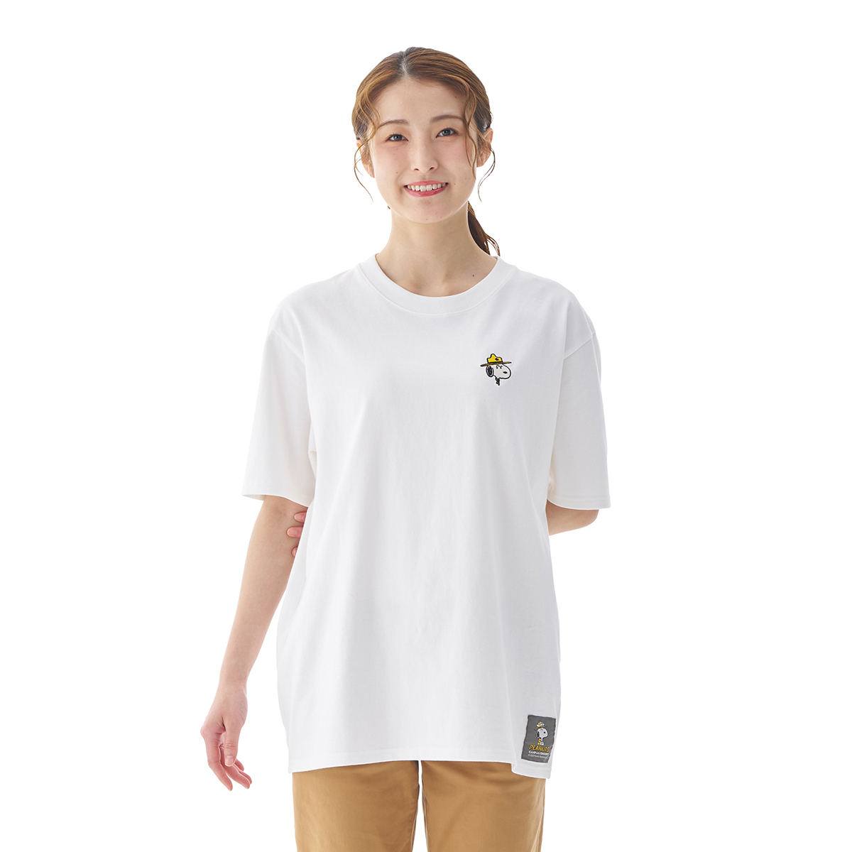 SNOOPY Tシャツ-BF トップス