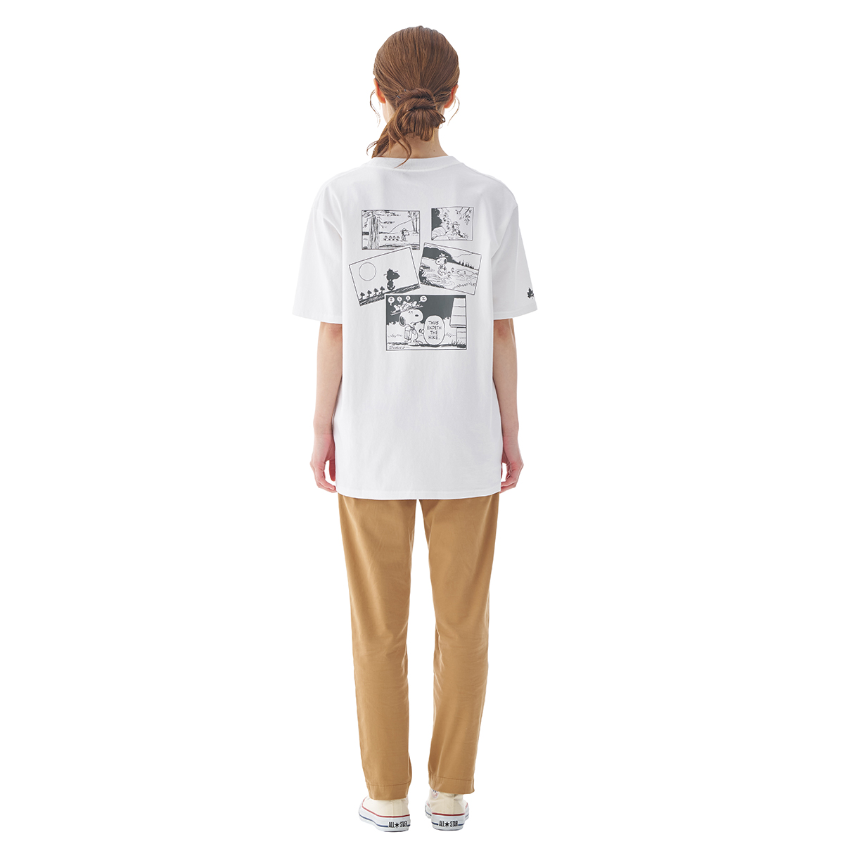 SNOOPY Tシャツ-BF トップス