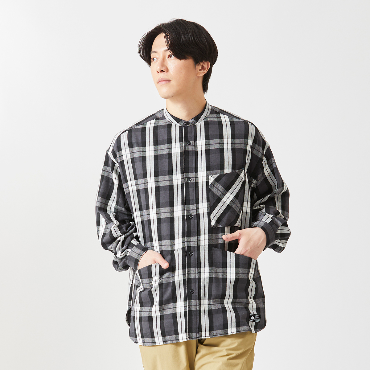 身長：178cm　着用サイズ：L