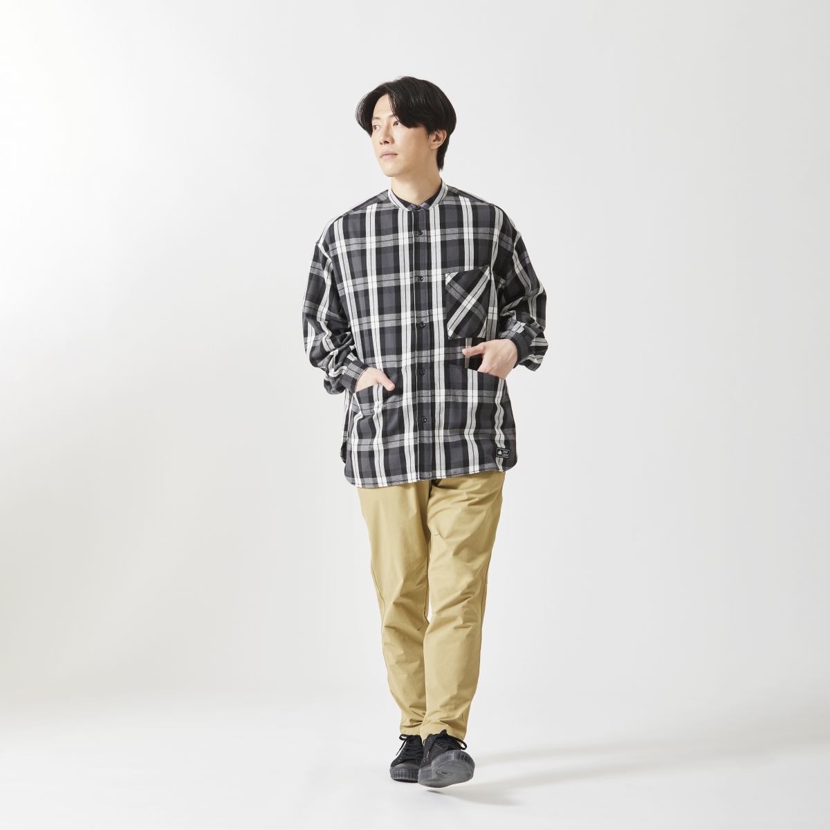 身長：178cm　着用サイズ：L