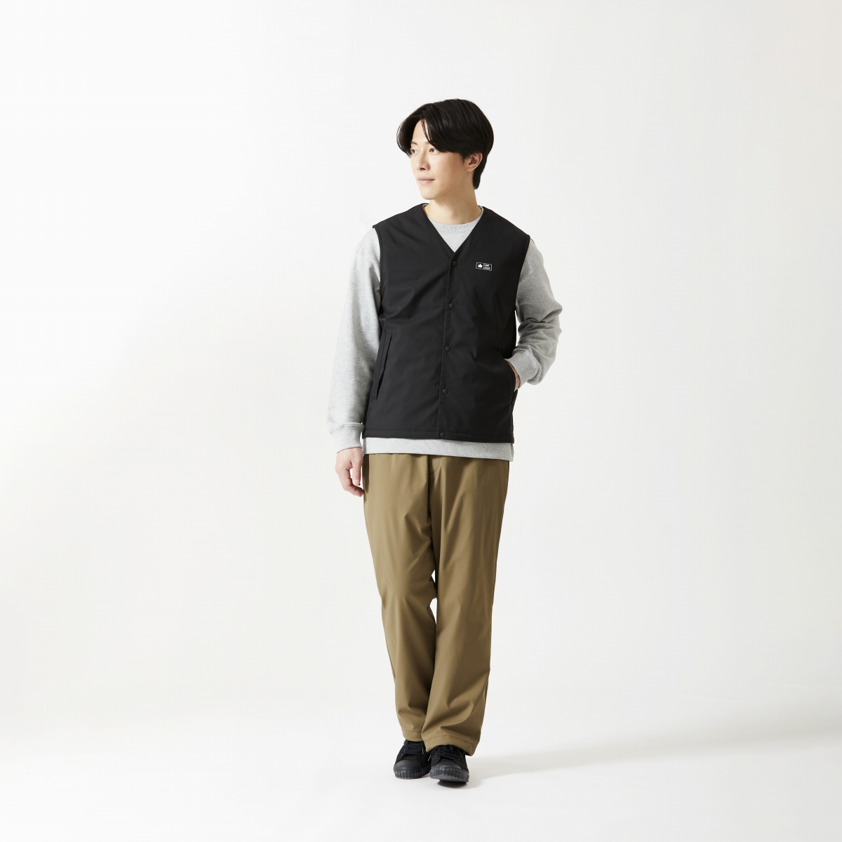 身長：178cm　着用サイズ：L