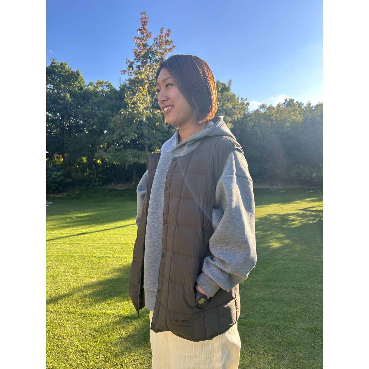 身長：162cm　着用サイズ：M