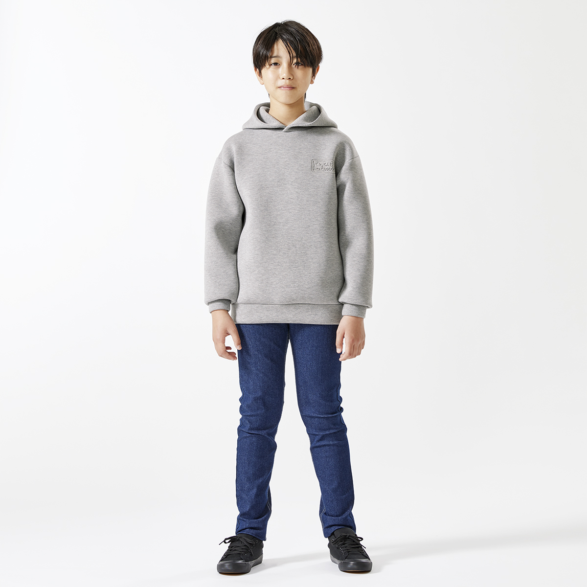 身長：155cm　着用サイズ：L（150−160）