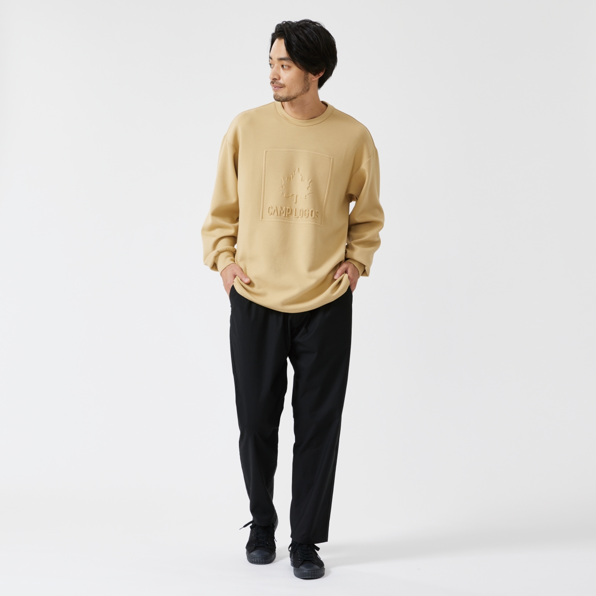 身長：180cm　着用サイズ：L