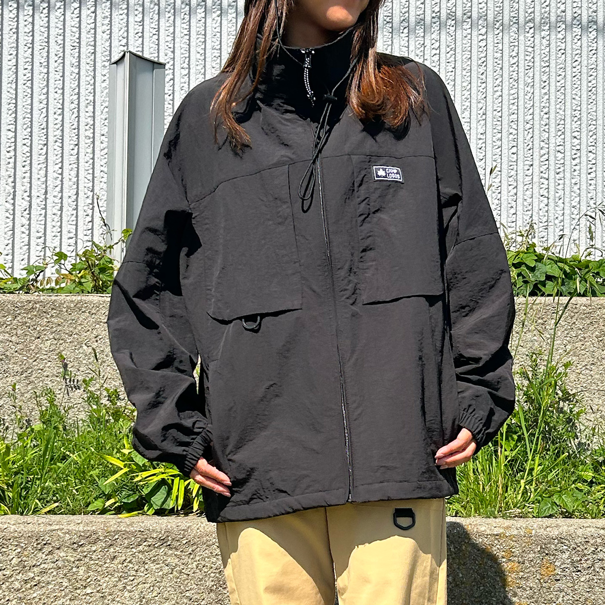 身長：157cm　着用サイズ：L