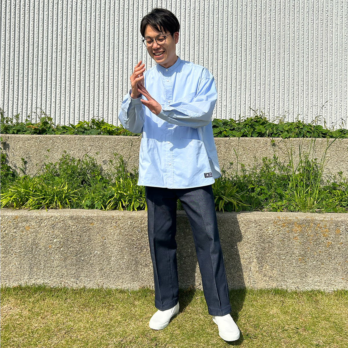 身長：173cm　着用サイズ：L
