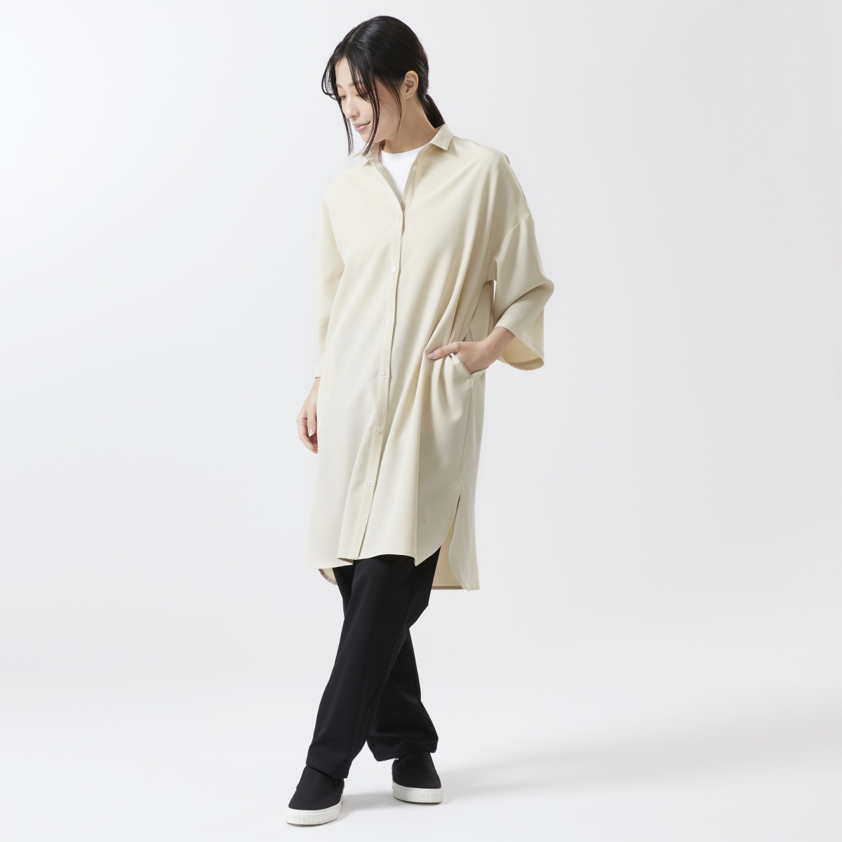 身長：163cm　着用サイズ：M