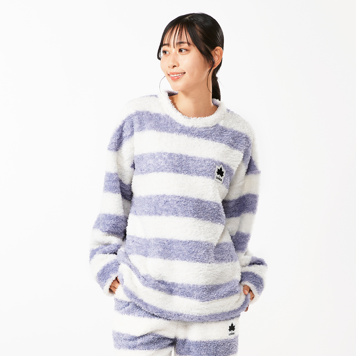 LOGOS ソフラックスクルーネック（レディース）#34208 トップス