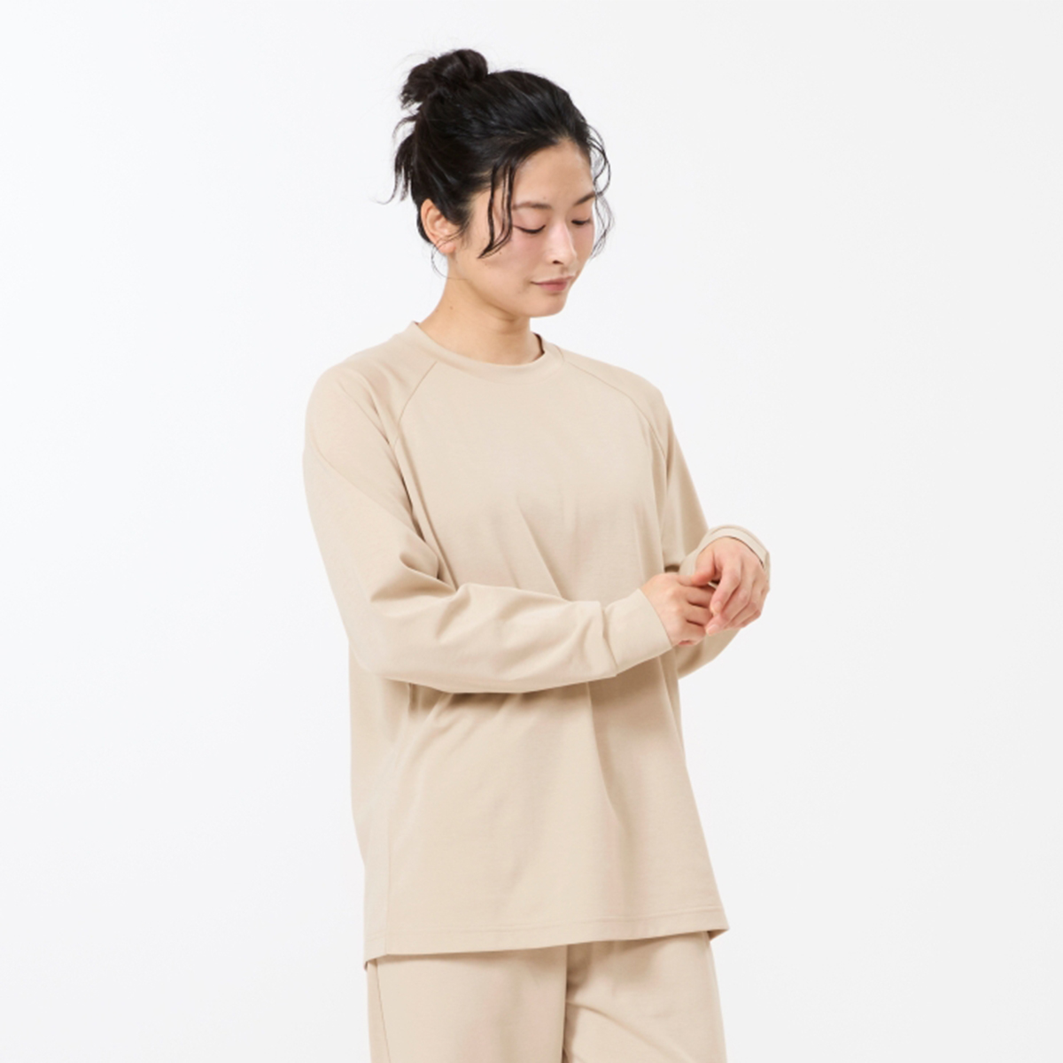 LOGOS リゲインテック ボディリカバリーロングTシャツ トップス