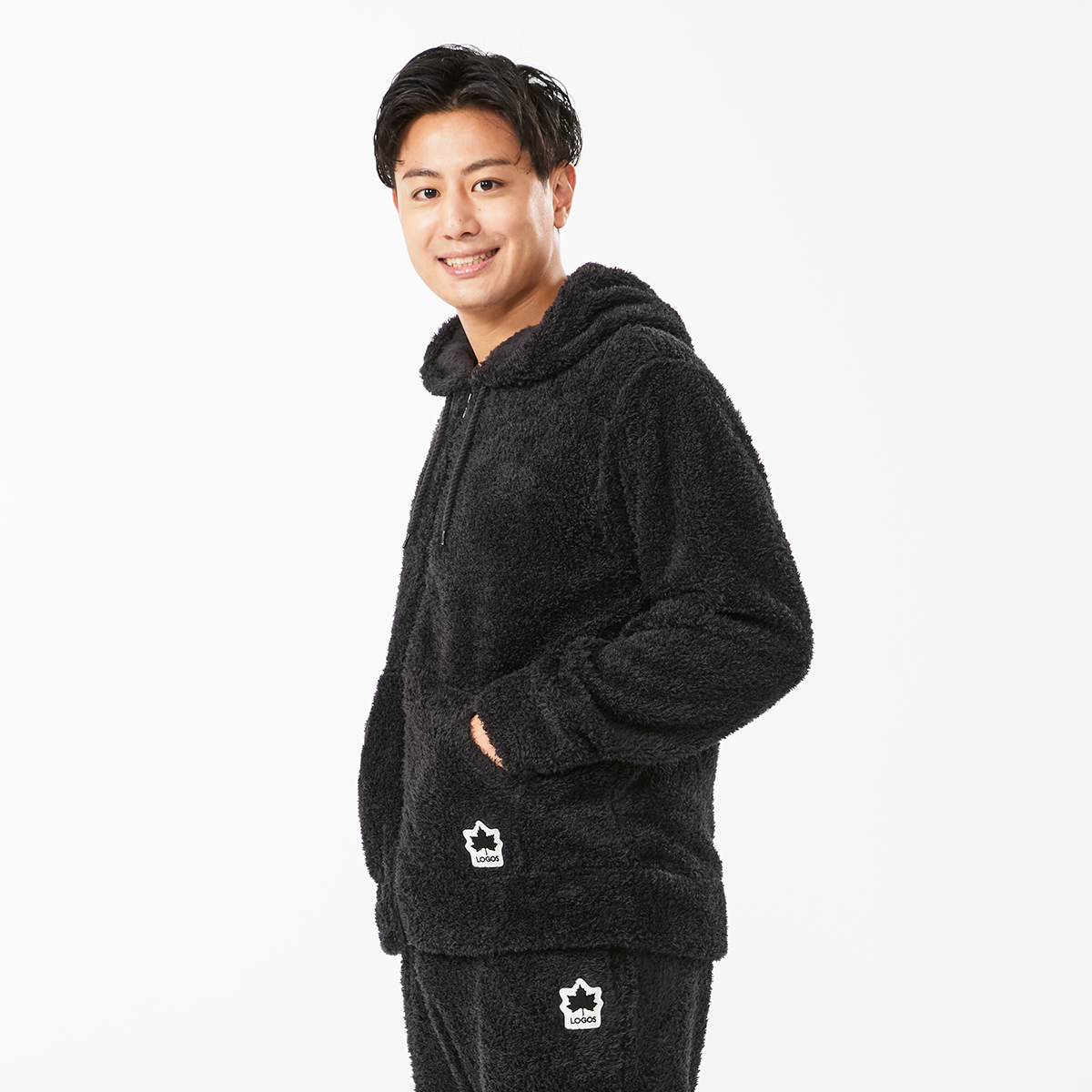 LOGOS ソフラックスジップトップ（メンズ）♯34502 トップス