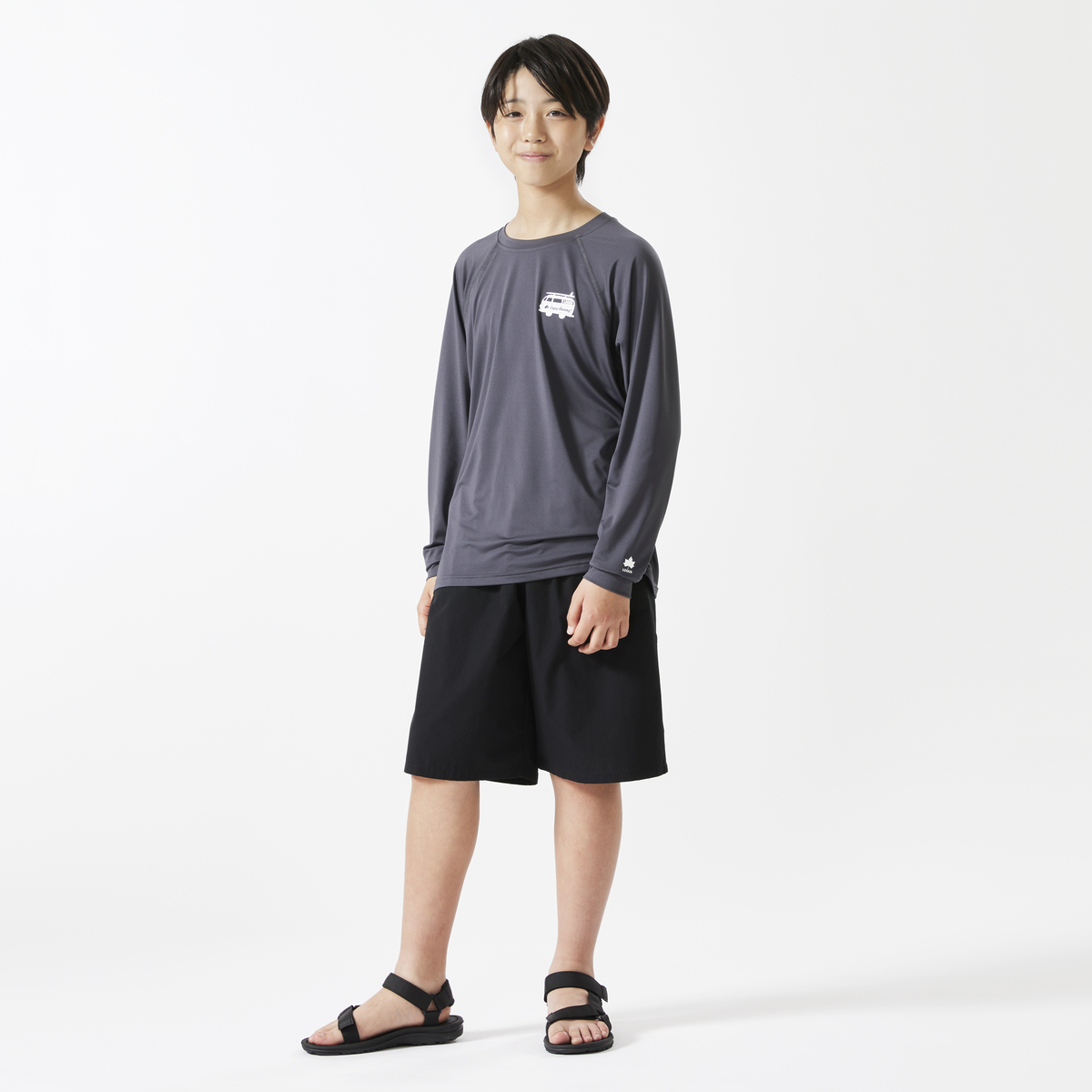 身長：155cm　着用サイズ：L（150−160）