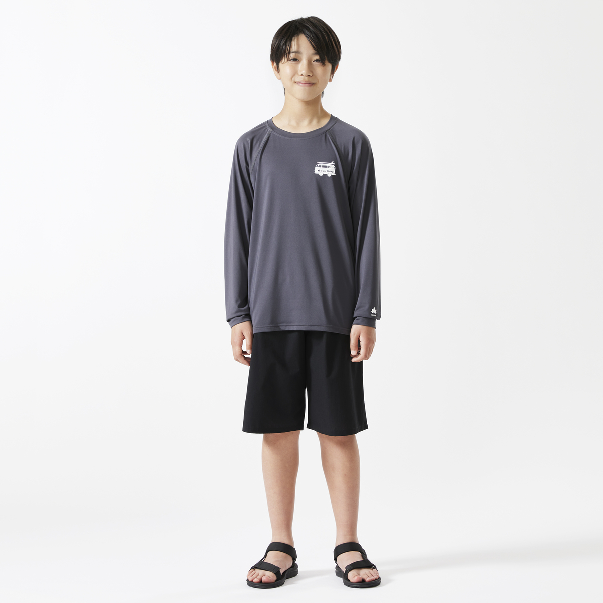 身長：155cm　着用サイズ：L（150−160）