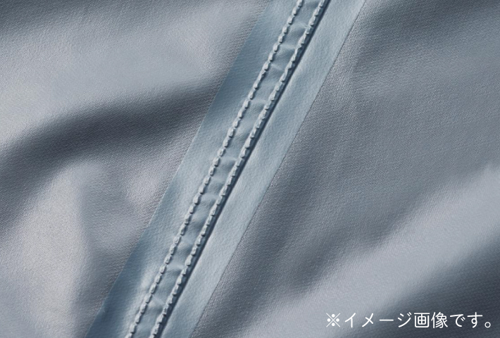 水の浸入を防ぐシームテープ処理＆止水ジッパー