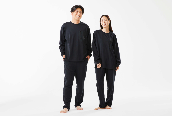 ユニセックスで着用できる