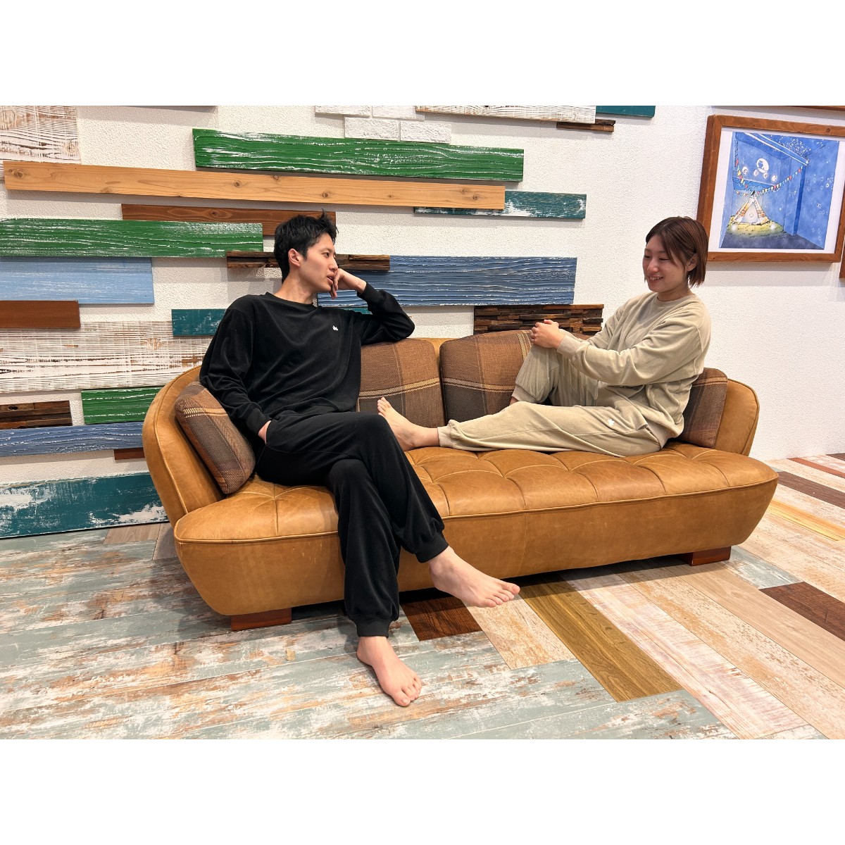 LOGOS by LIPNERボディリカバリーベロアスウェット#35212 トップス