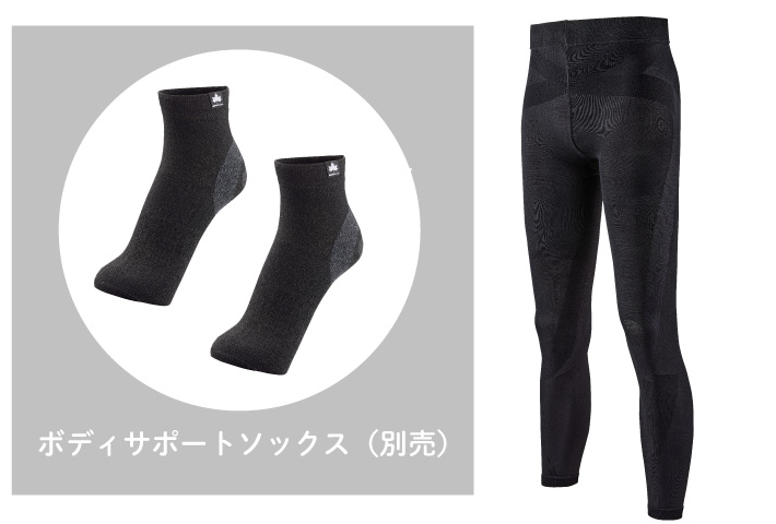 ソックスとの組み合わせ着用がおすすめ