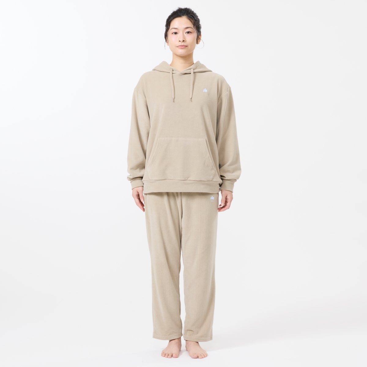 LOGOS リゲインテック ボディリカバリーベロアパーカー #35310 トップス