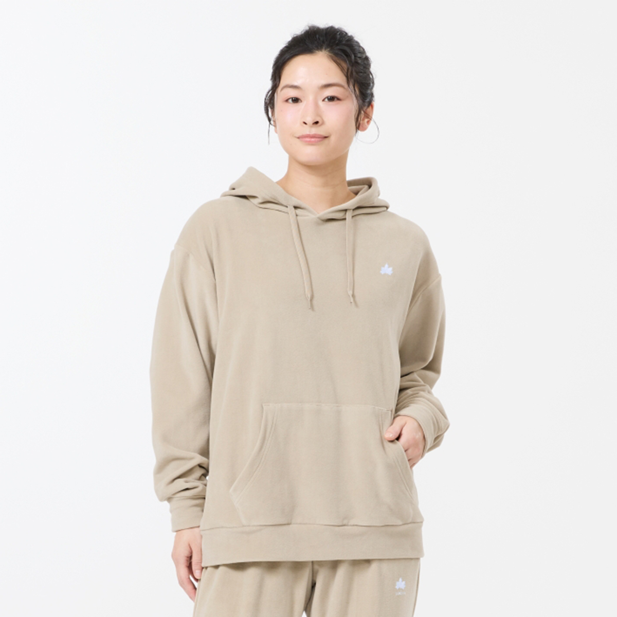 LOGOS リゲインテック ボディリカバリーベロアパーカー #35310 トップス