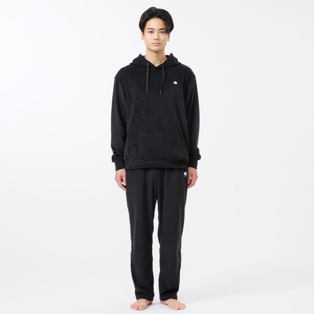LOGOS リゲインテック ボディリカバリーベロアパーカー #35310 トップス