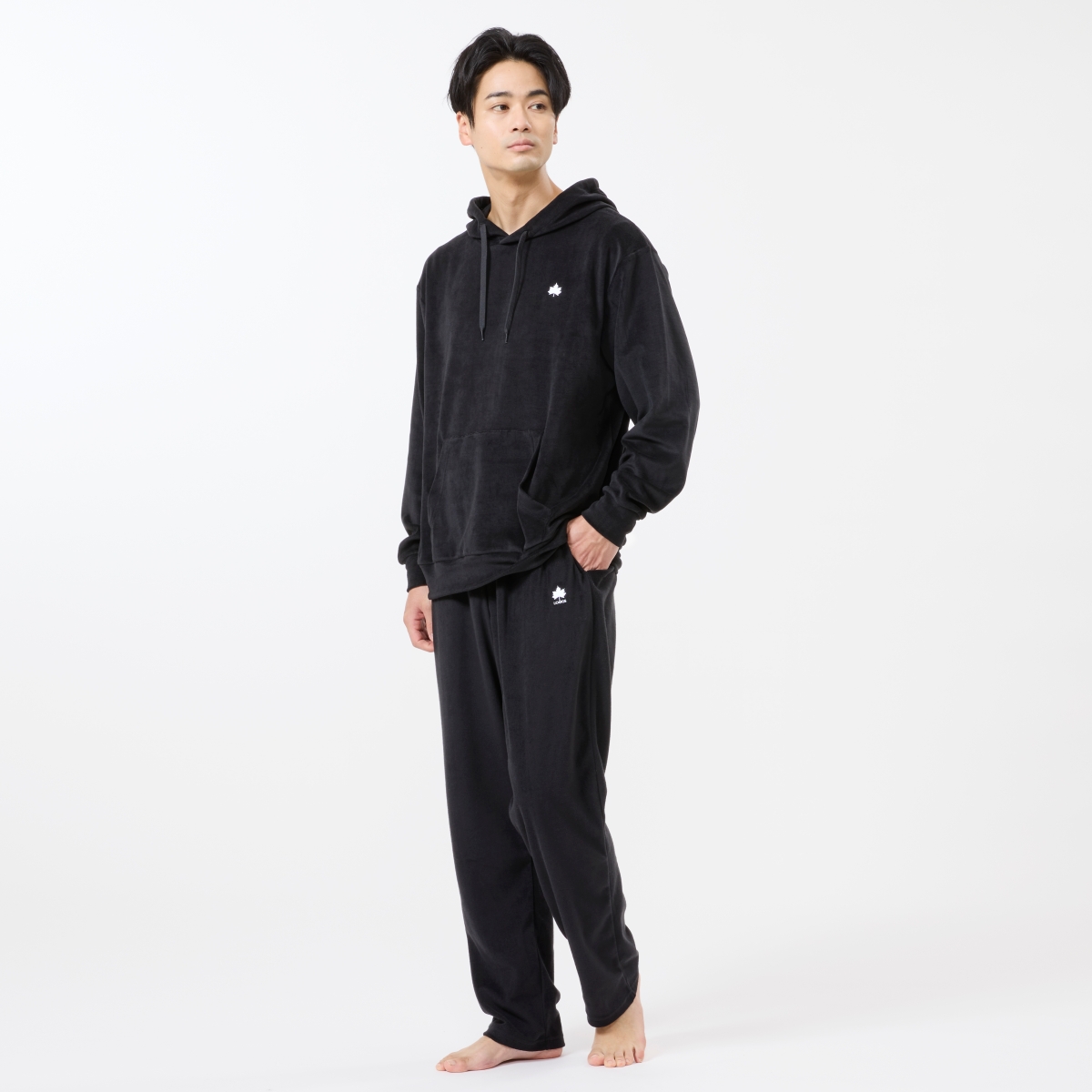 LOGOS リゲインテック ボディリカバリーベロアパーカー #35310 トップス