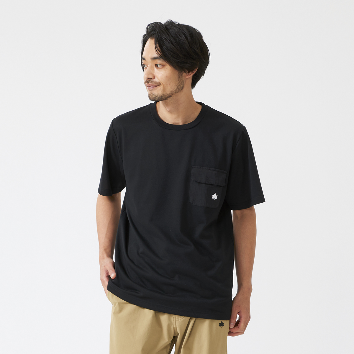 LOGOS by LIPNER ポケット付きTシャツ-B トップス