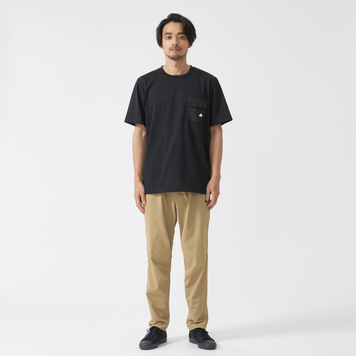 LOGOS by LIPNER ポケット付きTシャツ-B トップス