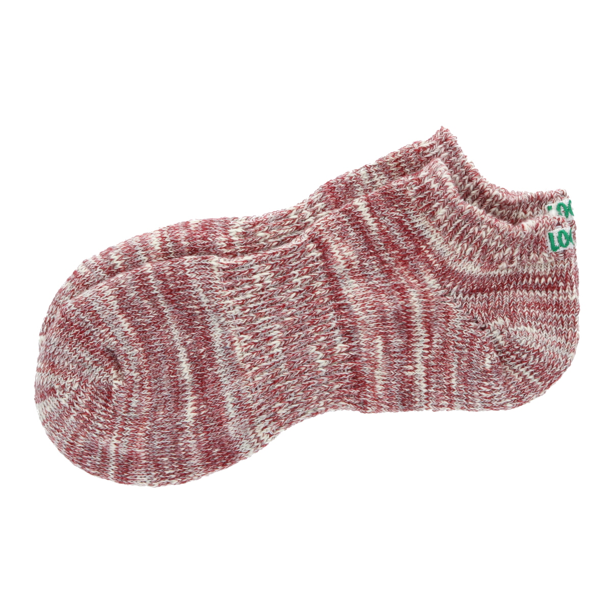 ざっくりスラブ スニーカー丈ソックス（メンズ） フットウエア