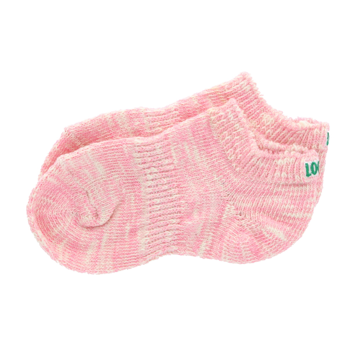 ざっくりスラブ スニーカー丈ソックス（キッズ） フットウエア