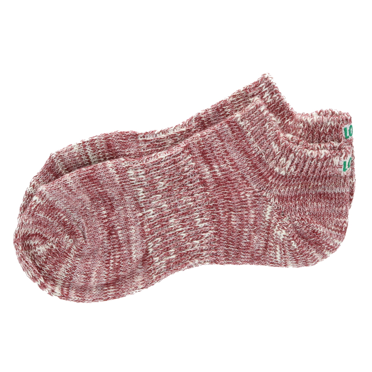 ざっくりスラブ スニーカー丈ソックス（レディース） フットウエア