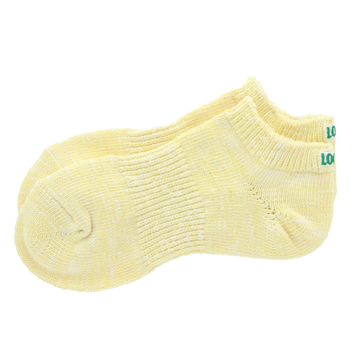 ざっくりスラブ スニーカー丈ソックス（レディース） フットウエア